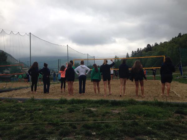 Beach volley a volontà, anche senza sole!