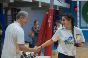 Gian Maria Iadarola ha premiato Erika Longu del Rivarolo: miglior opposto